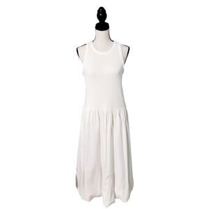 Haven Well Within Organic Cotton White Tank Dress Size Medium Bridal Sorority